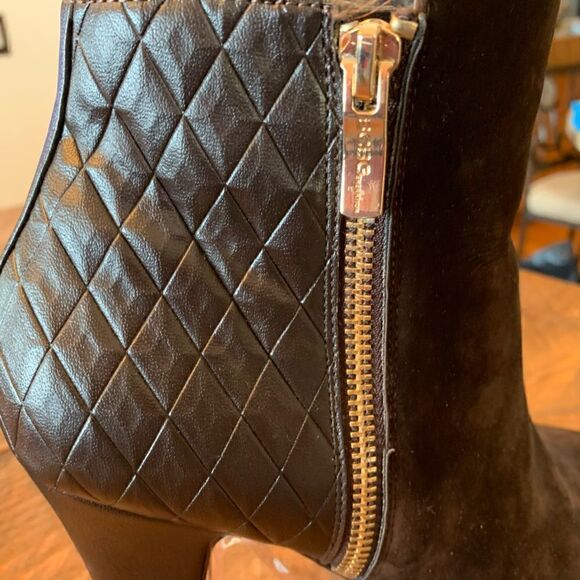 𝅺BCBGeneration “ Dawn” Faux Suede/Leather Ankle Boots 8.5 - Picture 3 of 12